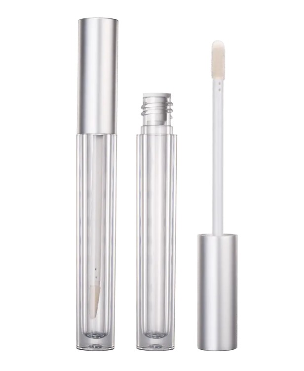 Personalizable y conveniente: el tubo de brillo de labios delgado y redondo para su negocio de belleza